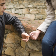 Kids smoking